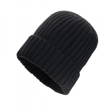 Logotrade advertising product picture of: Kennedi AWARE™ Polylana® beanie with large rib