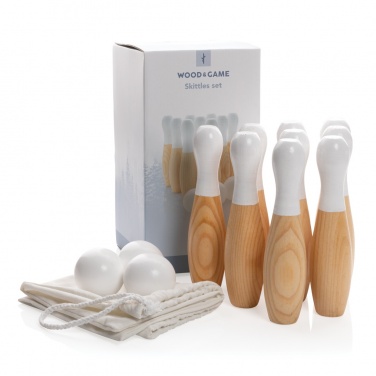 Logotrade corporate gift picture of: Wooden skittles set