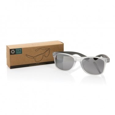 Logo trade corporate gift photo of: Gleam RCS recycled PC mirror lens sunglasses