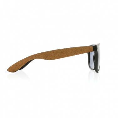 Logo trade advertising products picture of: GRS recycled PC plastic sunglasses with cork