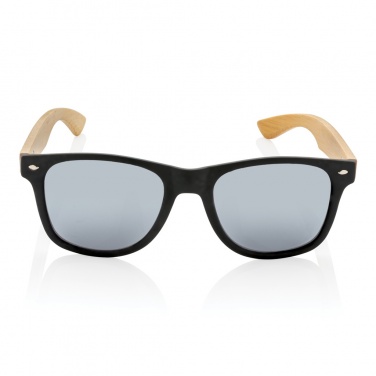 Logotrade corporate gift picture of: Bamboo and RCS recycled plastic sunglasses