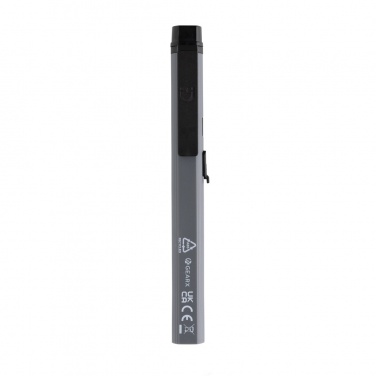 Logotrade business gift image of: Gear X RCS recycled plastic USB rechargeable pen light