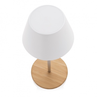Logotrade corporate gift image of: Pure Glow RCS usb-rechargeable recycled plastic table lamp