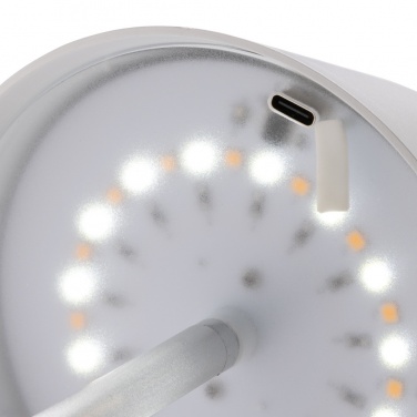 Logotrade promotional product image of: Pure Glow RCS usb-rechargeable recycled plastic table lamp