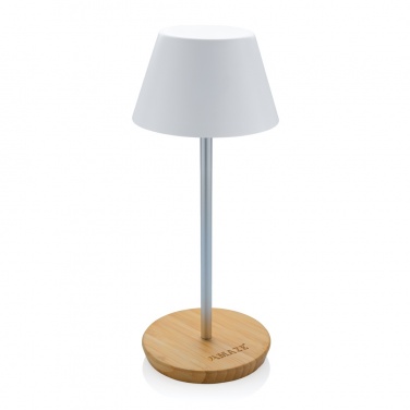 Logo trade corporate gifts picture of: Pure Glow RCS usb-rechargeable recycled plastic table lamp