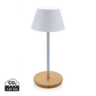 Logotrade promotional merchandise image of: Pure Glow RCS usb-rechargeable recycled plastic table lamp