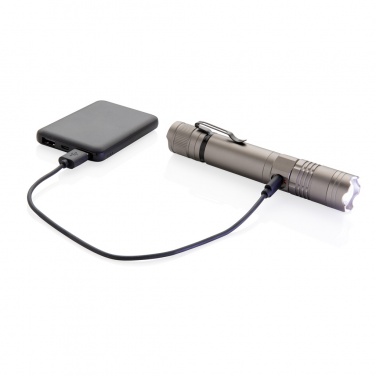 Logotrade promotional products photo of: Rechargeable 3W flashlight