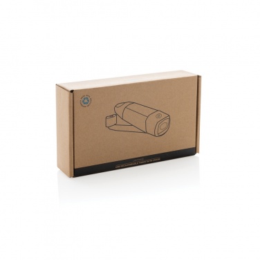 Logotrade business gifts photo of: Lightwave RCS rplastic USB-rechargeable torch with crank