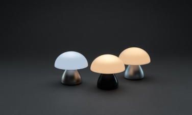 Logo trade promotional gift photo of: Luming RCS recycled plastic USB re-chargeable table lamp