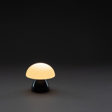 Logo trade advertising products image of: Luming RCS recycled plastic USB re-chargeable table lamp