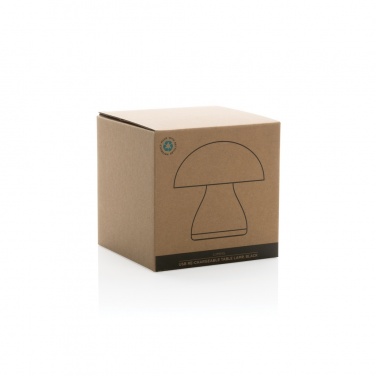 Logo trade promotional product photo of: Luming RCS recycled plastic USB re-chargeable table lamp