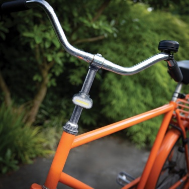 Logotrade promotional merchandise photo of: Lumino RCS recycled plastic USB re-chargeable bike light set