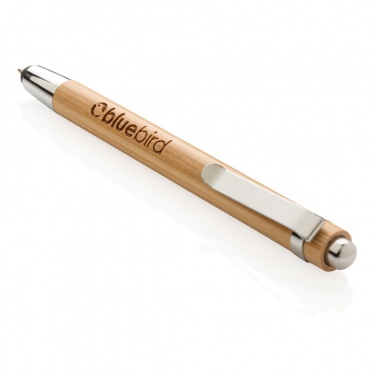 Logotrade promotional giveaway image of: Bamboo stylus pen