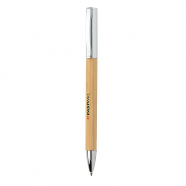 Logo trade promotional merchandise picture of: Modern bamboo pen