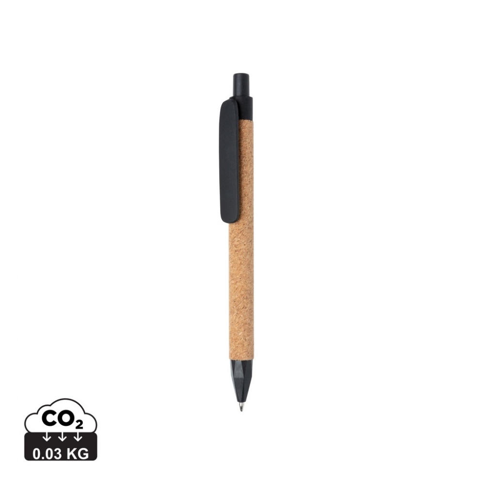 Logotrade corporate gift picture of: Write wheatstraw and cork pen