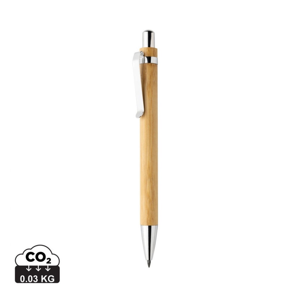 Logo trade promotional merchandise picture of: Pynn bamboo infinity pen