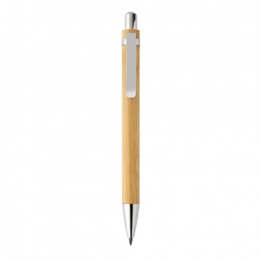 Logo trade corporate gifts image of: Pynn bamboo infinity pen