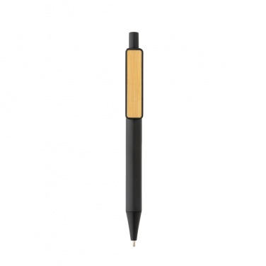 Logo trade corporate gifts image of: GRS RABS pen with bamboo clip