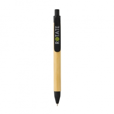 Logotrade promotional items photo of: Write responsible recycled paper barrel pen