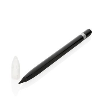 Logo trade business gifts image of: Aluminum inkless pen with eraser