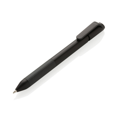 Logo trade corporate gifts image of: TwistLock GRS certified recycled ABS pen