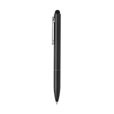 Logo trade advertising products picture of: Kymi RCS certified recycled aluminium pen with stylus