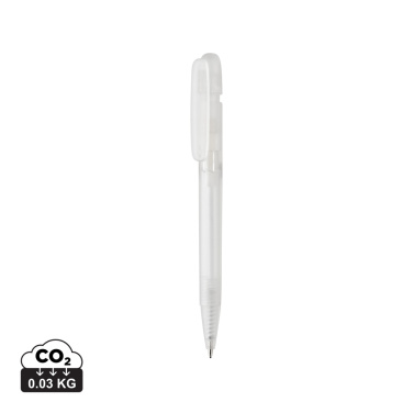 Logotrade promotional merchandise photo of: Devin GRS certified RABS pen transparent