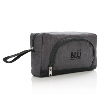 Logo trade corporate gift photo of: Classic two tone toiletry bag