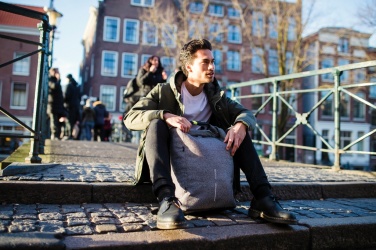 Logo trade promotional giveaway photo of: Urban anti-theft cut-proof backpack