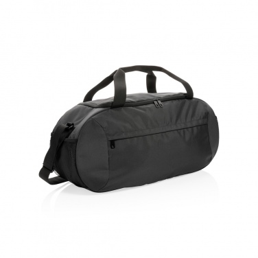Logo trade business gift photo of: Impact AWARE™ RPET modern sports duffel