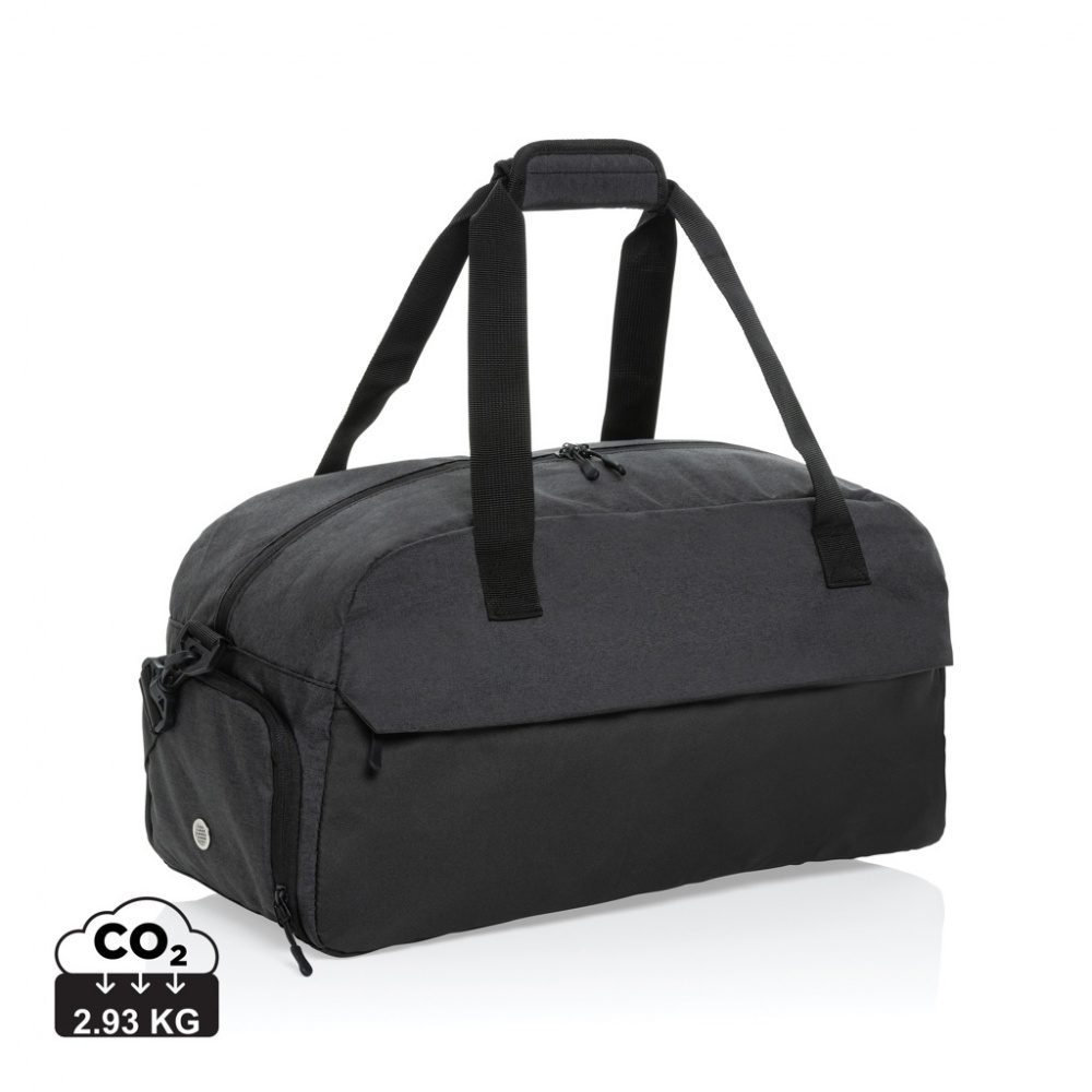 Logo trade corporate gift photo of: Kazu AWARE™ RPET basic weekend duffel