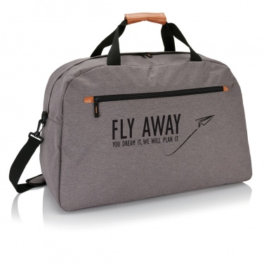 Logotrade promotional giveaway image of: Fashion duo tone travel bag