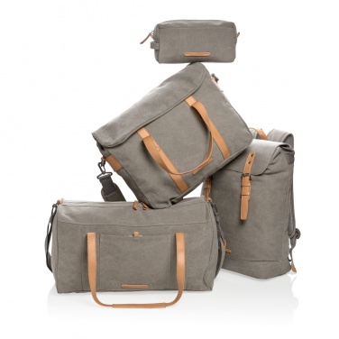 Logo trade promotional product photo of: Canvas laptop bag PVC free