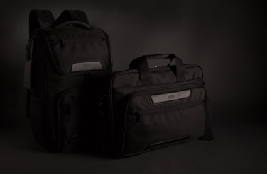 Logo trade corporate gifts picture of: Swiss Peak RPET Voyager RFID 15.6" laptop bag