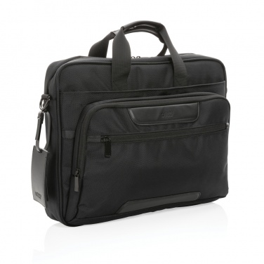 Logotrade business gift image of: Swiss Peak AWARE™ RPET Voyager 15.6" laptop bag