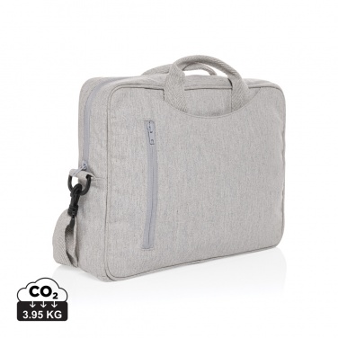 Logo trade promotional merchandise photo of: Laluka AWARE™ recycled cotton 15.4 inch laptop bag