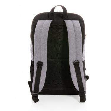 Logo trade promotional gifts picture of: Modern 15.6" USB & RFID laptop backpack PVC free
