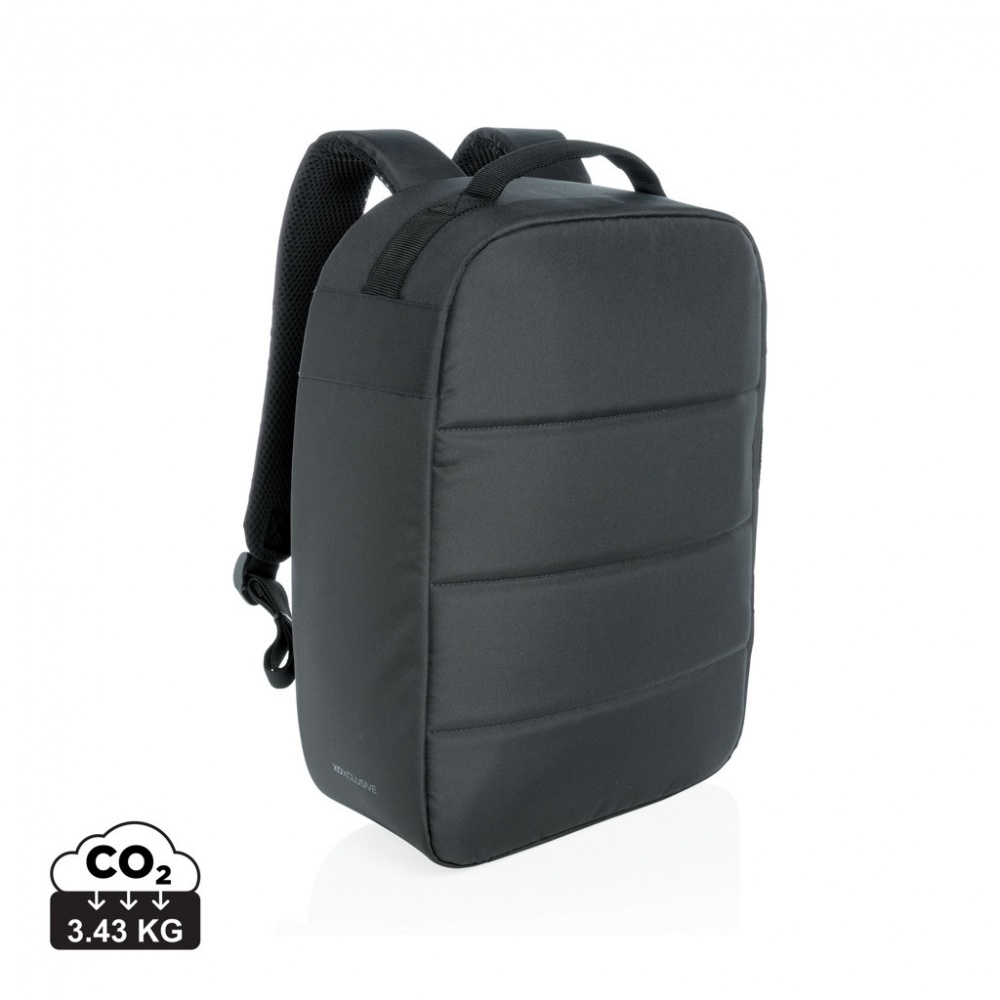 Logo trade advertising products picture of: Impact AWARE™ RPET anti-theft 15.6" laptop backpack