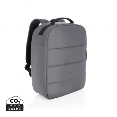 Logotrade business gift image of: Impact AWARE™ RPET anti-theft 15.6" laptop backpack