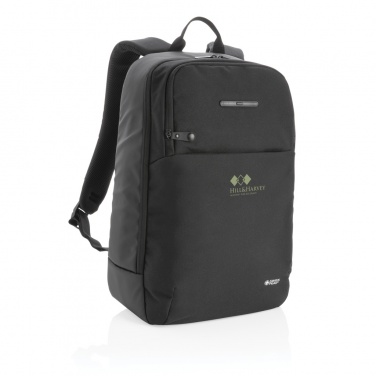 Logotrade business gift image of: Swiss Peak laptop backpack with UV-C steriliser pocket