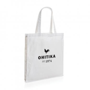 Logo trade promotional merchandise photo of: Impact AWARE™ Recycled cotton tote w/bottom 145g