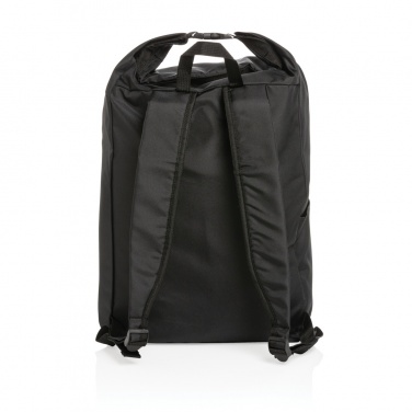 Logo trade promotional items image of: Impact AWARE™ RPET lightweight rolltop backpack