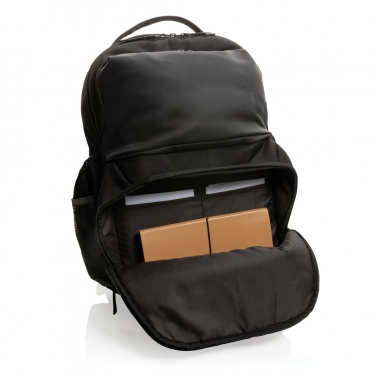Logo trade promotional product photo of: Swiss Peak AWARE™ RPET 15.6 inch commuter backpack