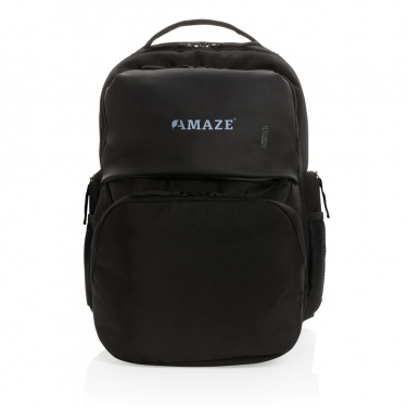 Logotrade promotional product image of: Swiss Peak AWARE™ RPET 15.6 inch commuter backpack