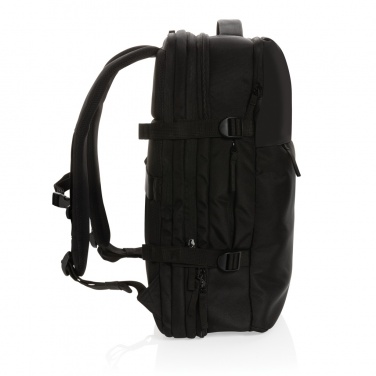 Logo trade promotional item photo of: Swiss Peak AWARE™ RPET 15.6' expandable weekend backpack