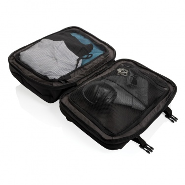 Logotrade promotional merchandise photo of: Swiss Peak AWARE™ RPET 15.6' expandable weekend backpack