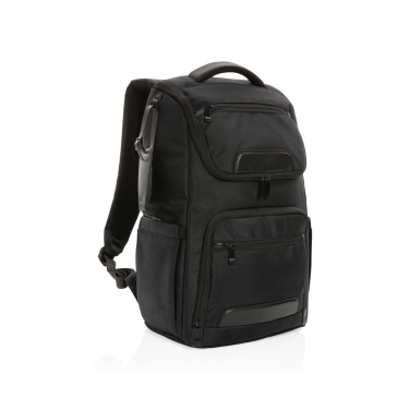 Logotrade corporate gift image of: Swiss Peak AWARE™ RPET Voyager 15.6" laptop backpack