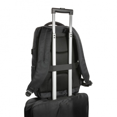Logo trade corporate gift photo of: Swiss Peak AWARE™ RPET Voyager 15.6" laptop backpack