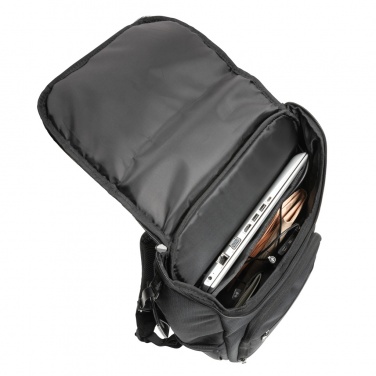 Logotrade promotional item image of: Swiss Peak AWARE™ RPET Voyager 15.6" laptop backpack
