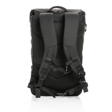 Logotrade promotional product picture of: Impact AWARE™ RPET water resistant 15.6" laptop backpack